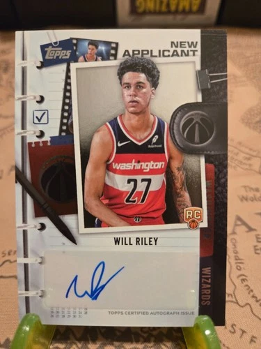 2025-26 Topps NBA Will Riley New Applicants Autographs #NA-WR (RC) Wizards