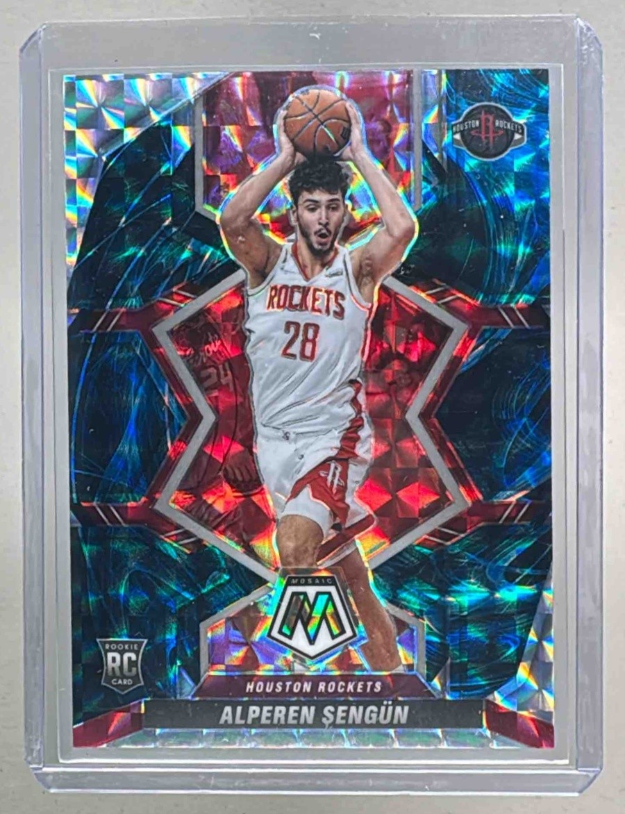 Alperen Sengun 2021 Panini Mosaic #218 Genesis SP Rookie RC