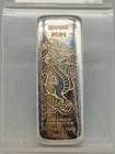 2024 Scottsdale Mint 100 gram Silver Lunar Dragon Bar