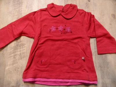 LEGO beautiful sweatshirt red pubic collar size 86 new st817
