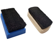 Horsehair brushes designed for cleaning photopolymer plates