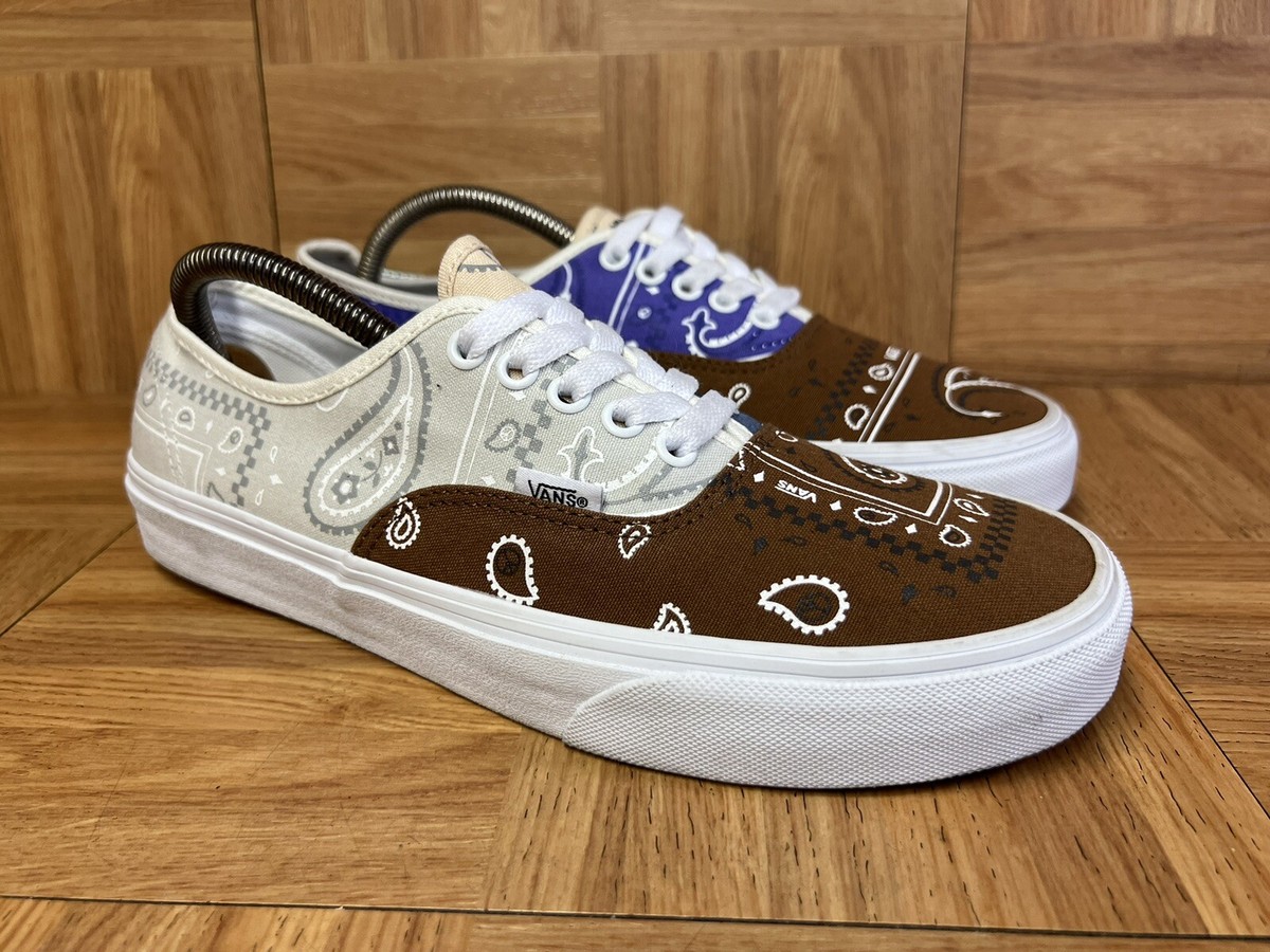RARE🔥 Sz 9 - VANS Authentic All Over Bandana Paisley Multi Men's