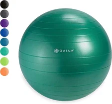 GAIAM TOTAL BODY BALANCE BALL CHAIR REPLACEMENT YOGA STABILITY 52CM CORE FITNESS
