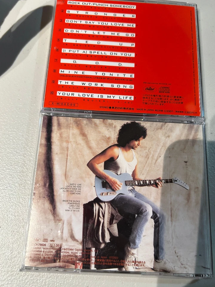 BILLY SQUIER - Hear & Now + Enough Is Enough - JAPAN EDITIONS cd LOT SET Foto 3 de 4