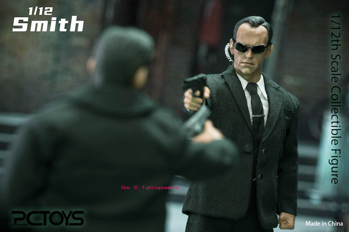 PCTOYS PC026 The Matrix Agent Smith Hugo Weaving 1/12 Action