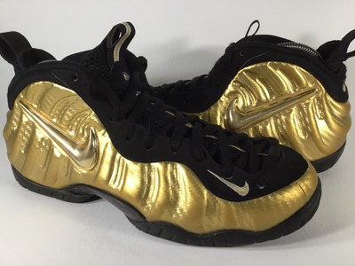 black and gold foams mens