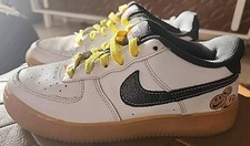 Kids Air Force 1 Lv8 GS Size 5Y White/Yellow/Black