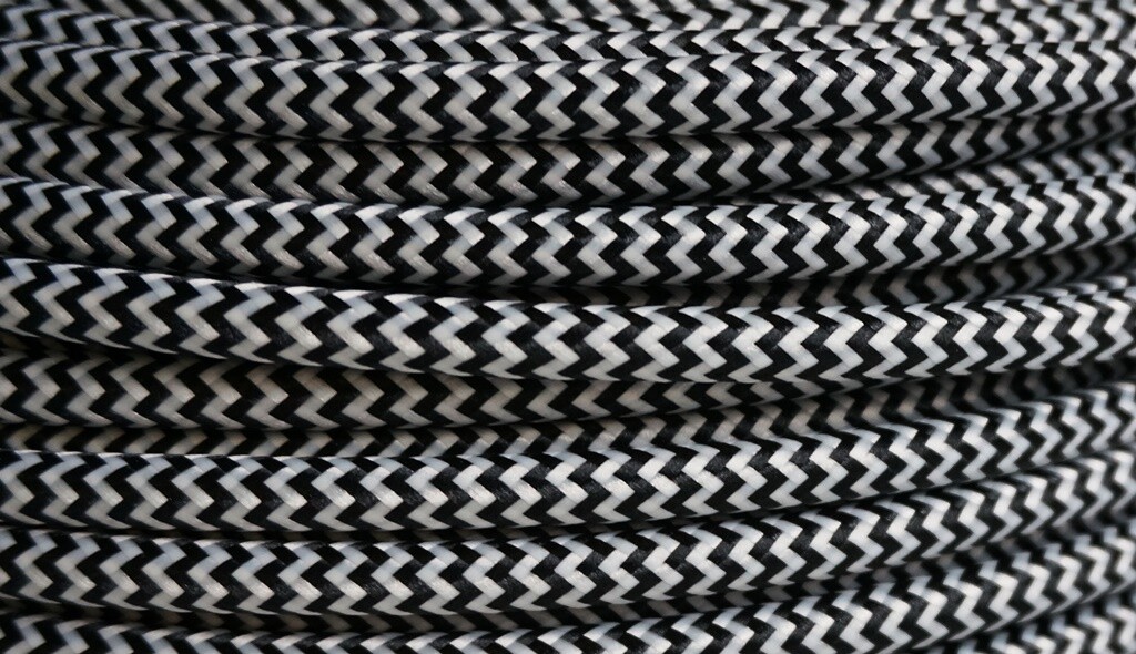 Textil Stromkabel LampenKabel Stoff VerlängerungsKabel Elektro