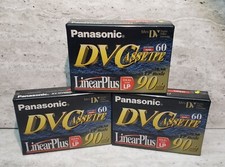 Panasonic Linear Plus Mini Digital Video Cassette 90 Minute AY-DVM60EJ 3 Pack 