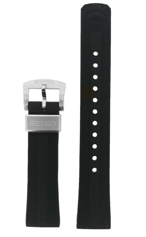 Seiko 20mm Black Watch Band for Prospex Captain Wilard Sumo