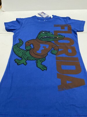 Florida Gators NCAA Pressbox Ladies One Sided Blue Shirt Size medium