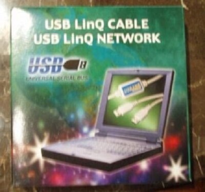 Easy Copy PC to PC USB Data Transfer Cable 2 Computers Data Sync Transfer NEW