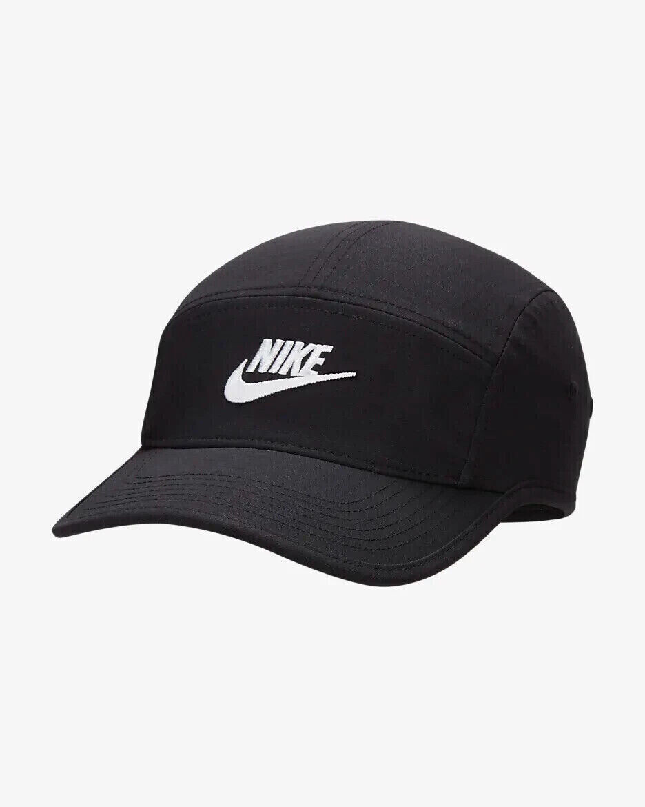 Nike Fly Unstructured Hat Кепка с ремешком на спине Размер M L Черный белый FB5366 010 Новинка 4790₽