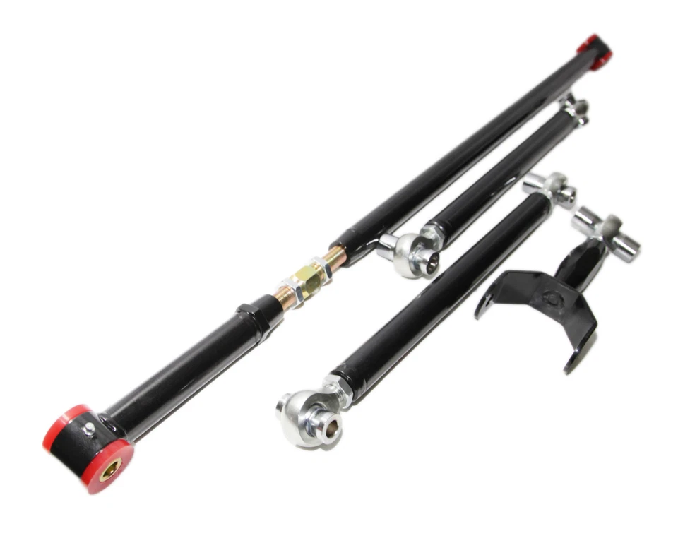 AJ. trasero 2D para Ford Mustang 05-14 Brazos de control inferiores + superiores y barra de pista dura Pan Foto 3 de 4