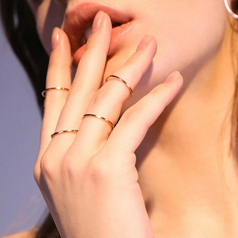 Titanium 2024 finger ring