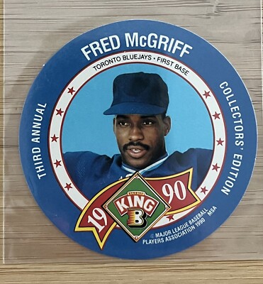 1990 KING B DISC # 13 FRED MCGRIFF Please See Description