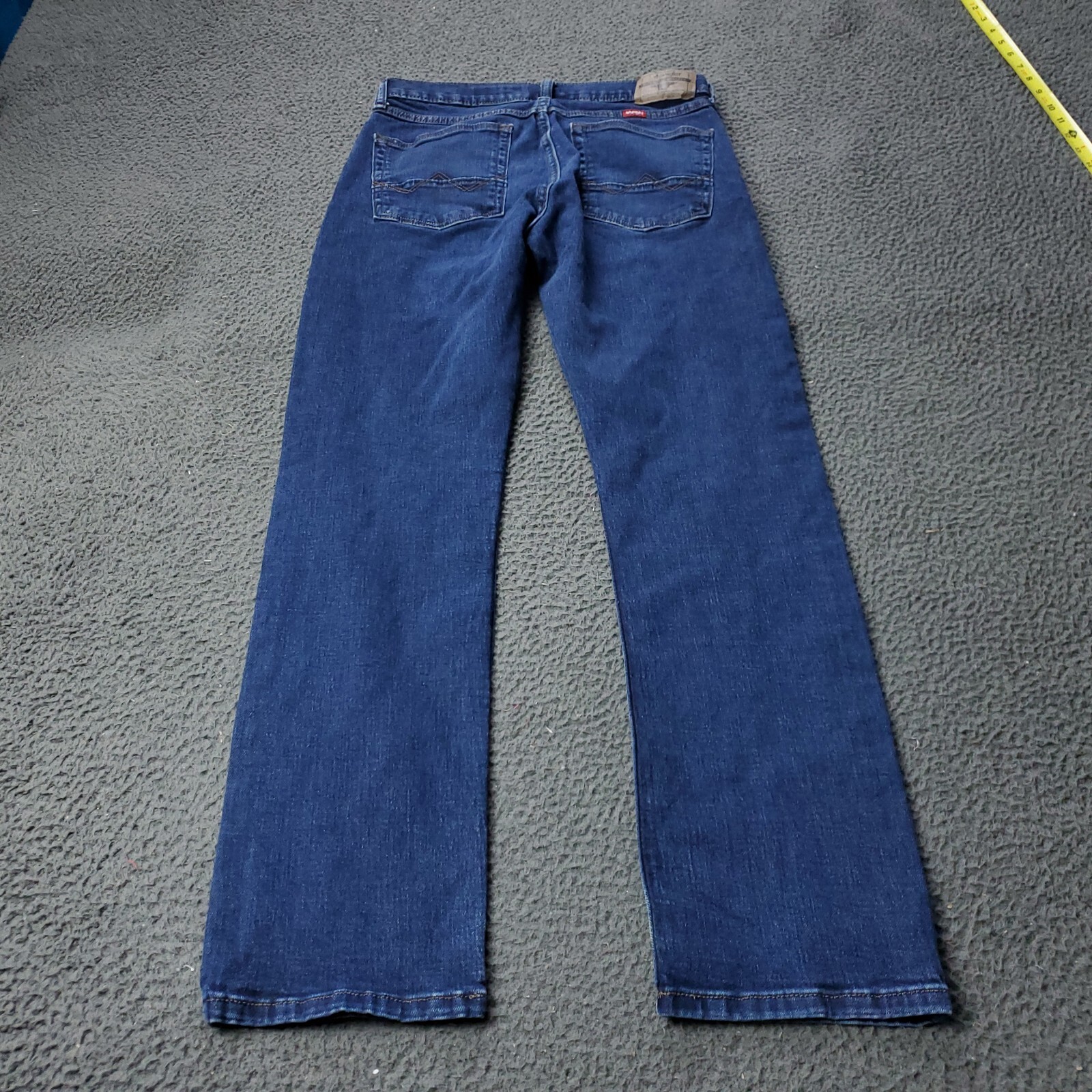 Wrangler Slim Straight Fit Jeans Cotton Denim Blue Mens 28 x29 eBay