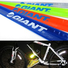 2 Multi-Color Giant Cycling Running Safety Arm Leg Reflective Straps Bands