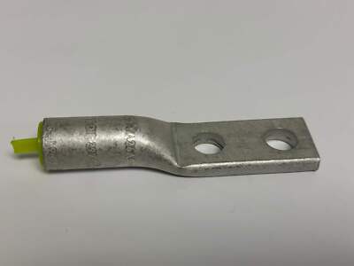 15 PK Burndy (YA26A5) Compression Terminal, 2/0 AWG Al, 2-Hole, 3/8'' Stud, 1'' Sp