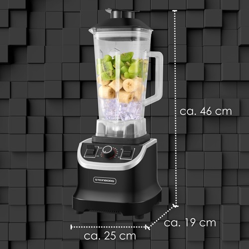 Hochleistungsmixer 1500 W Ice Crusher Stand Standmixer Blender Smoothie Maker - Afbeelding 9 van 9