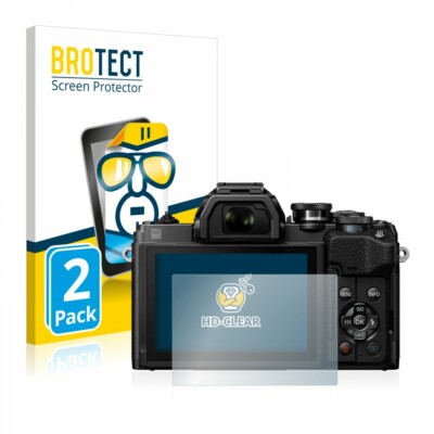 Olympus OM-D E-M10 Mark IV , 2 x  BROTECT  HD-Clear Screen Protector hard-coated