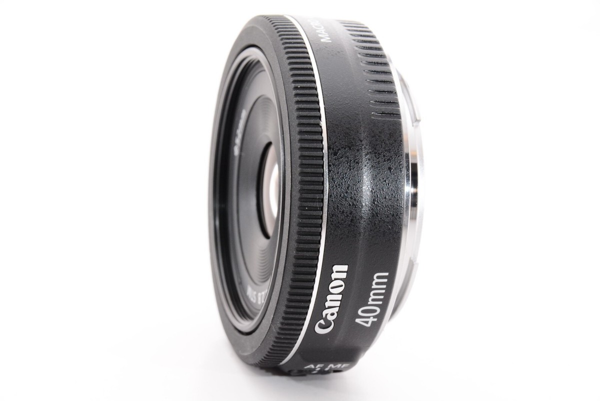 Canon EF 40mm F/2.8 STM Pancake Lens Black FromJapan Used Canon EF 40mm F/2.8 STM Pancake Lens Black FromJapan Used
