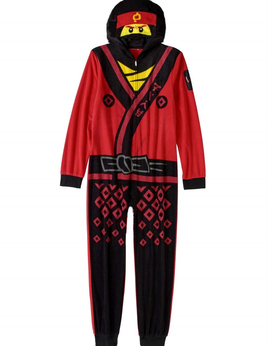 Ninjago One Piece Fleece Sleeper 4 5 6 7 8 10 New sleepwear