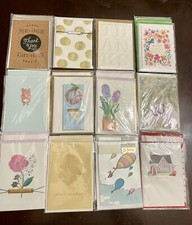  23 New Hallmark Signature  Thanks/Sympathy/Misc  greeting card lot w/envelopes