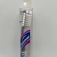 Mentadent 92 Toothbrush Medium Full Head Wraps & Surround Bristles Flexible Base