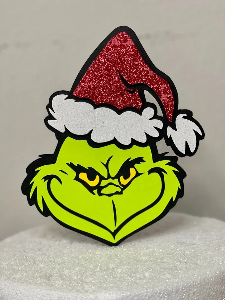 Topper de pastel de Navidad Grinch Foto 3 de 4