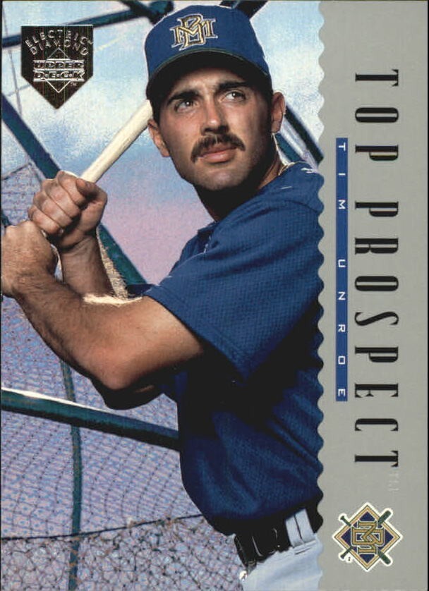 1995 Upper Deck Electric Diamond SP #264 Tim Unroe Rookie Milwaukee Brewers RC