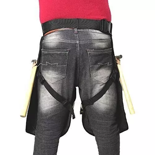 Farrier Apron Chaps 2 Knife Pockets, 2 Nail Magnets, 2 Hammer Loops, 23" - Picture 7 of 8