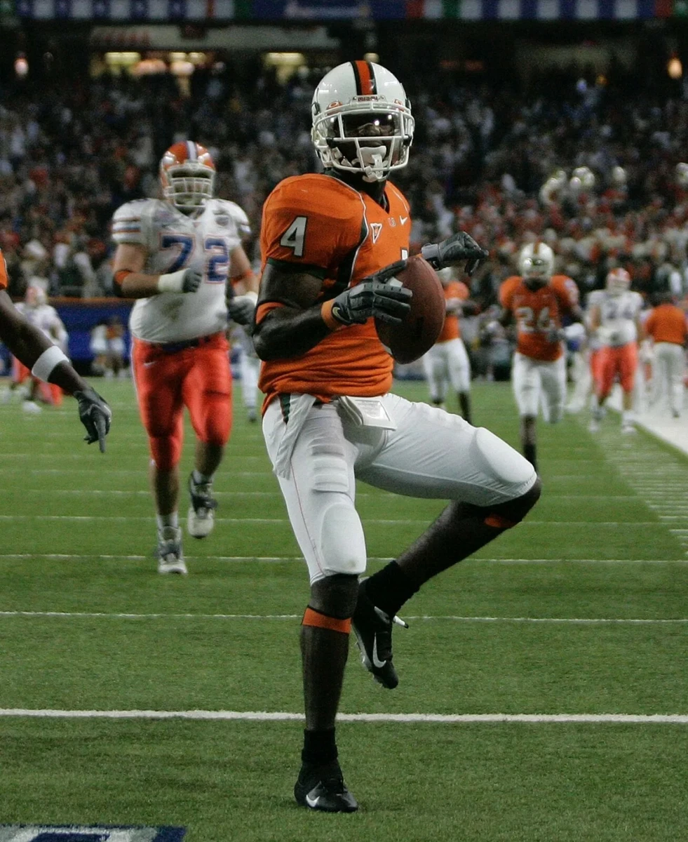 Devin hester miami store hurricanes jersey