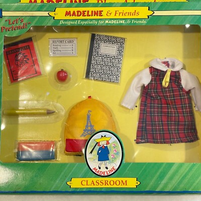 Madeline & Friends Classroom Play Adventure Set Eden 84302 Accessories & Outfit