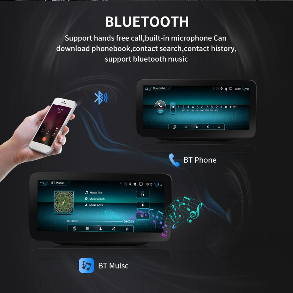 Touch Screen Car Radio for Mercedes Benz GLK Class GLK250 GLK300 GLK350 2009-15 - Изображение 4 из 4