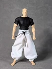 (ONLY CLOTHES) 1/12th Gojo Satoru Black Top+  Pants for 6'' Male Figure