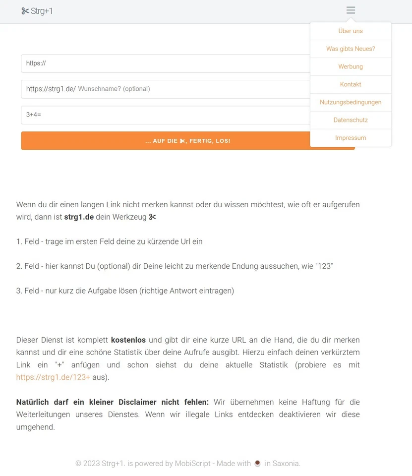 URL Shortener PHP Script (FlatFile CMS ohne Datenbank) - Bild 2 von 4