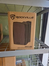 Rockville WET-6W 70V 6.5" IPX55 Commercial Wall Speaker, White