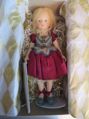 R John Wright Doll Musette Candy Container UFDC Convention Doll MIB w/ COA