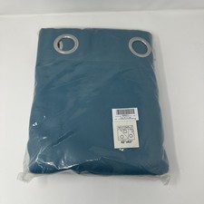 NICETOWN Thermal Curtains 42x63 Set of 2 Peacock Teal Grommet Blackout