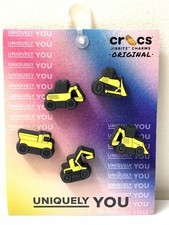  CROCS jibbitz Shoe Charms 5 piece Set Mini Construction Set  NEW 