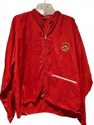 VTG ORDER OF THE ARROW Boy Scout XLarge Packable Hooded Jacket Boy Scouts Of Am