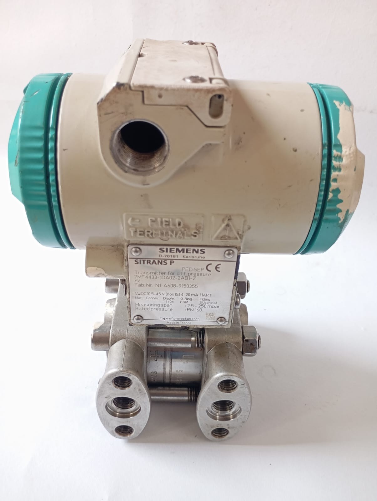 Siemens SITRANS P 7MF4433-1DA02-2AB1-Z Differential Pressure Transmitter HART