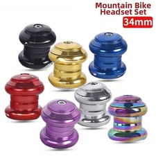 34mm Headset for Bikes with Dual Bearings and 28.6mm Fork Compatibility