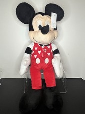 Disney Mickey Mouse Plush 18  Valentine Love Hearts Gift Holiday Toy Stuffed