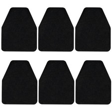 Urinal Mats For Men Bathroom 6 Pack, 16.5" x 20.5" Washable Urinal Mats, Comm...