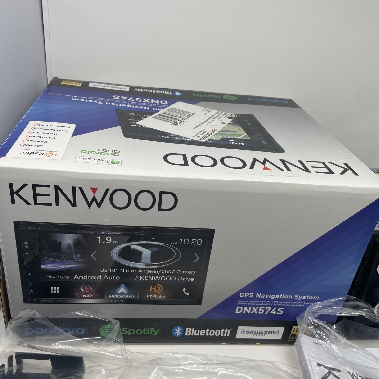 ✅Kenwood DNX574S 6.8" Touchscreen Bluetooth GPS Apple CarPlay With Sealed Parts