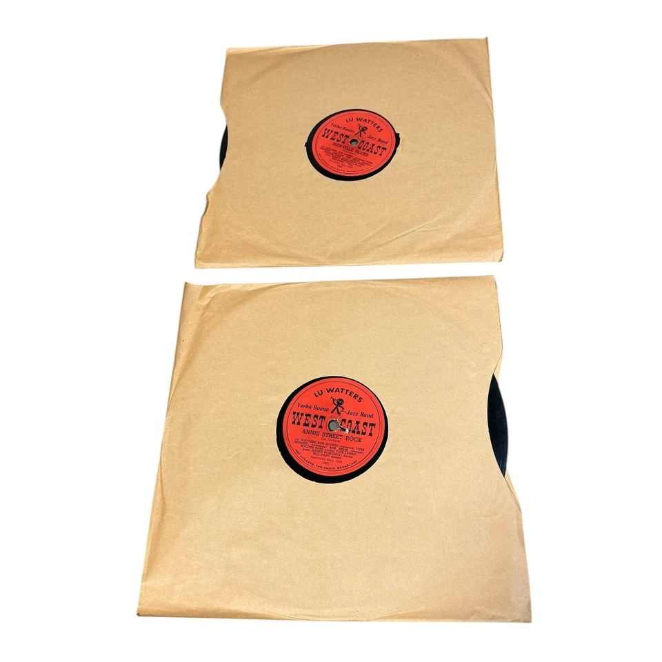 Lu Watters Yerba Buena Jazz Band West Coast 78rpm 4‑Song Shellac Set 1946 Jazz - Image 2 of 4