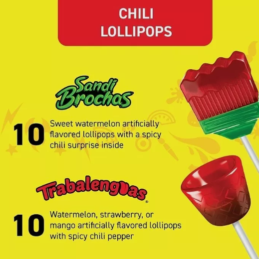 Paletas Vero Mix Banda Fuego Lollipops total 40 Pieces Vero🔥