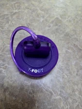 PlayStation 2 PS2 Mad Catz Controller Extension Cable 7ft - Clear Purple Tested